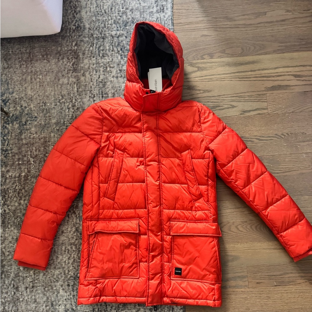 Brand new Calvin Klein puffer coat